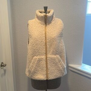 J.Crew Sherpa Vest - Size M; Like New Condition